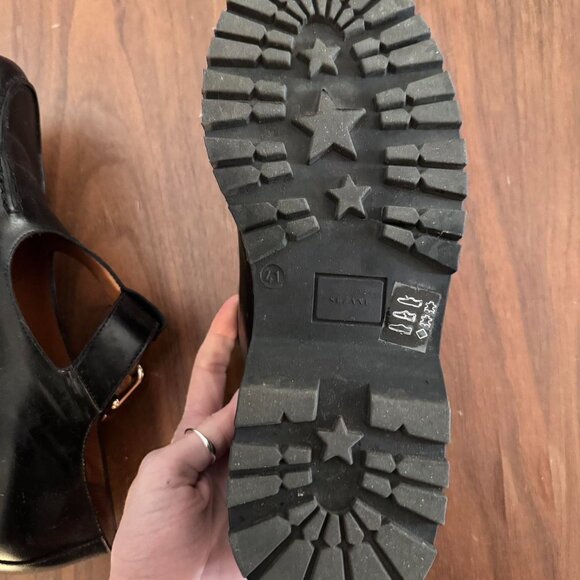 Sezane Violette Babies in Glossy Black, size 41 (US10) - Picture 5 of 5